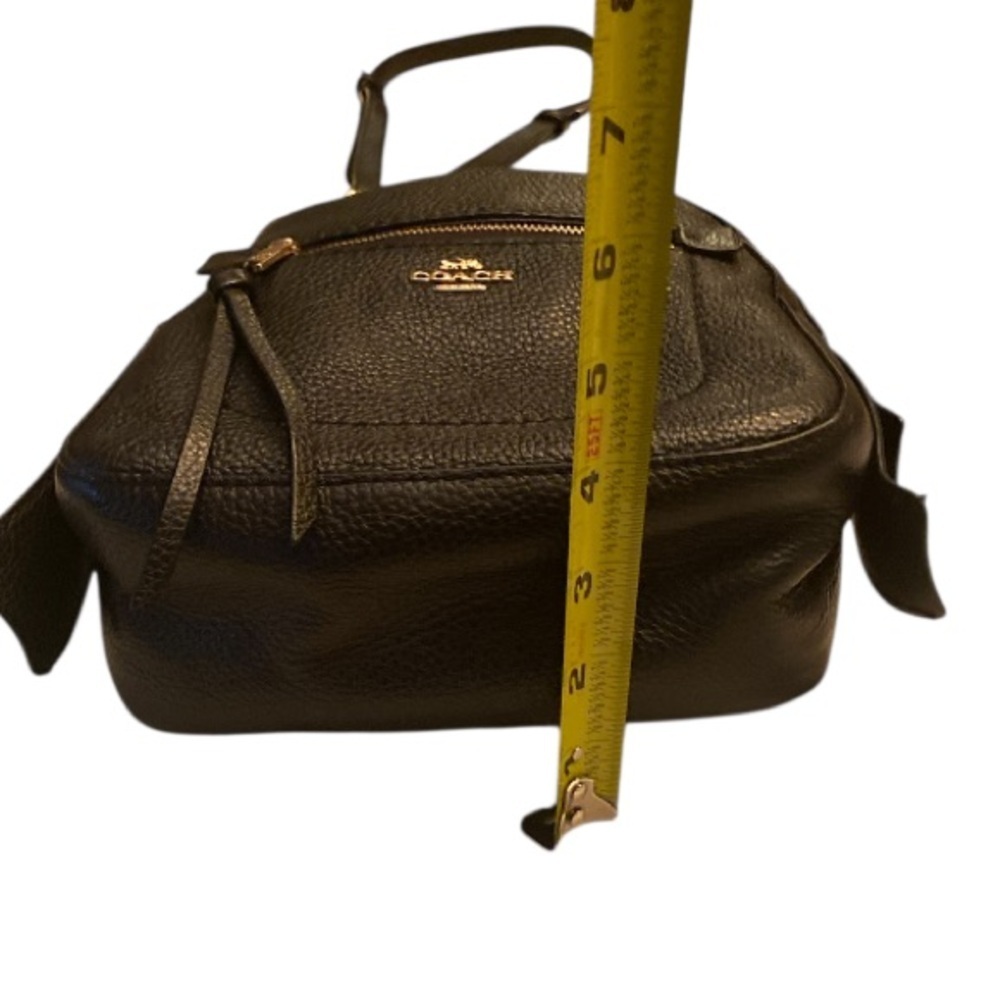 Coach Pebble Leather Andi Backpack Black F30530 - Picture 9 of 14
